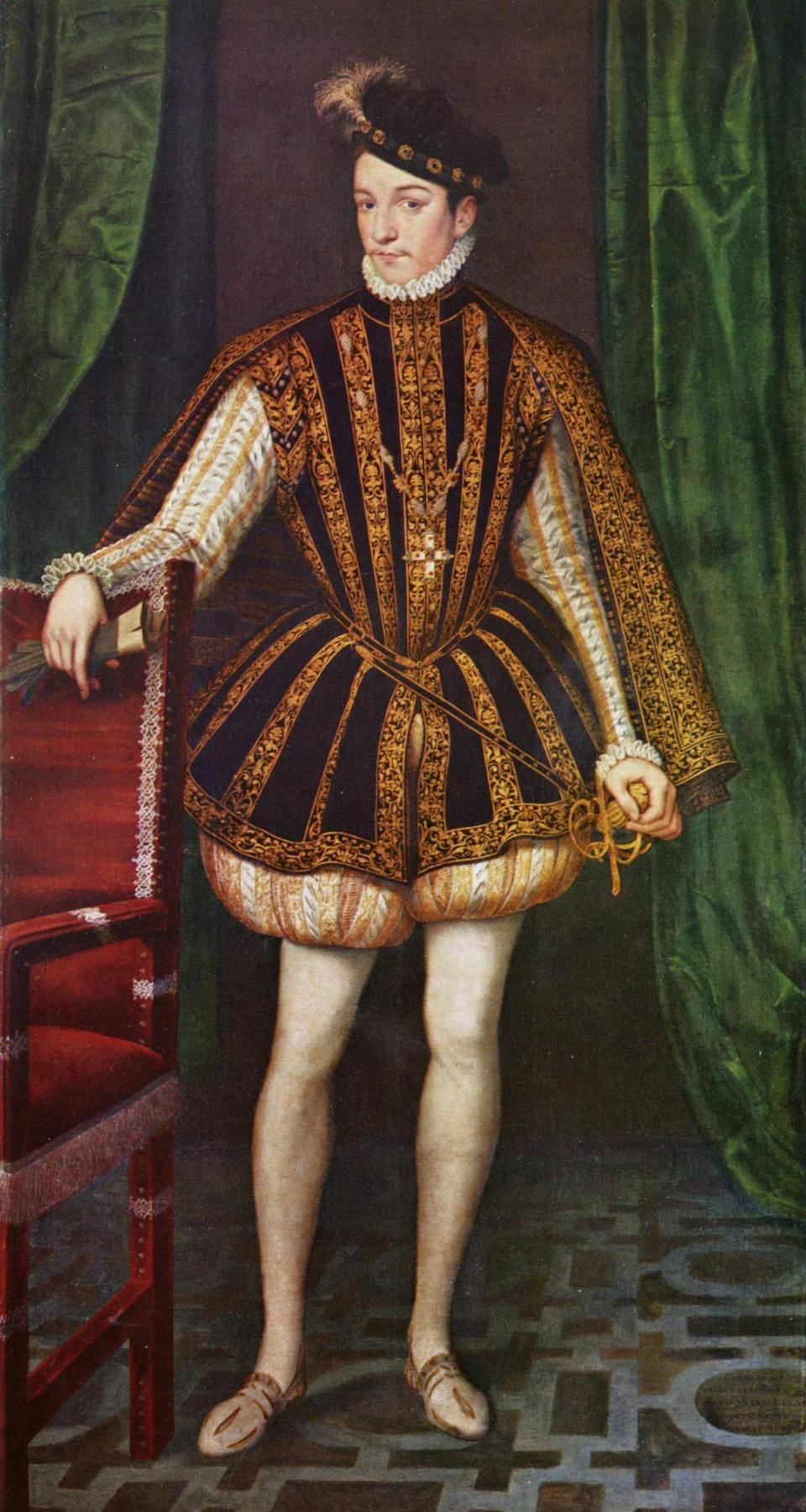 Франсуа Клуэ. Портрет короля Франции Карла IX