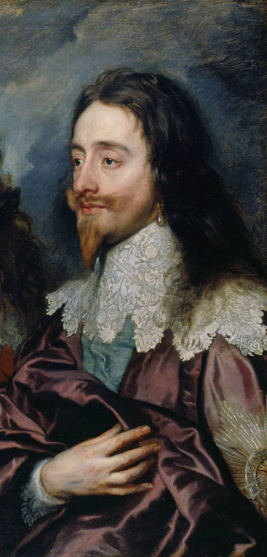 Антонис ван Дейк. Тройной портрет Карла I, короля Англии (фрагмент)