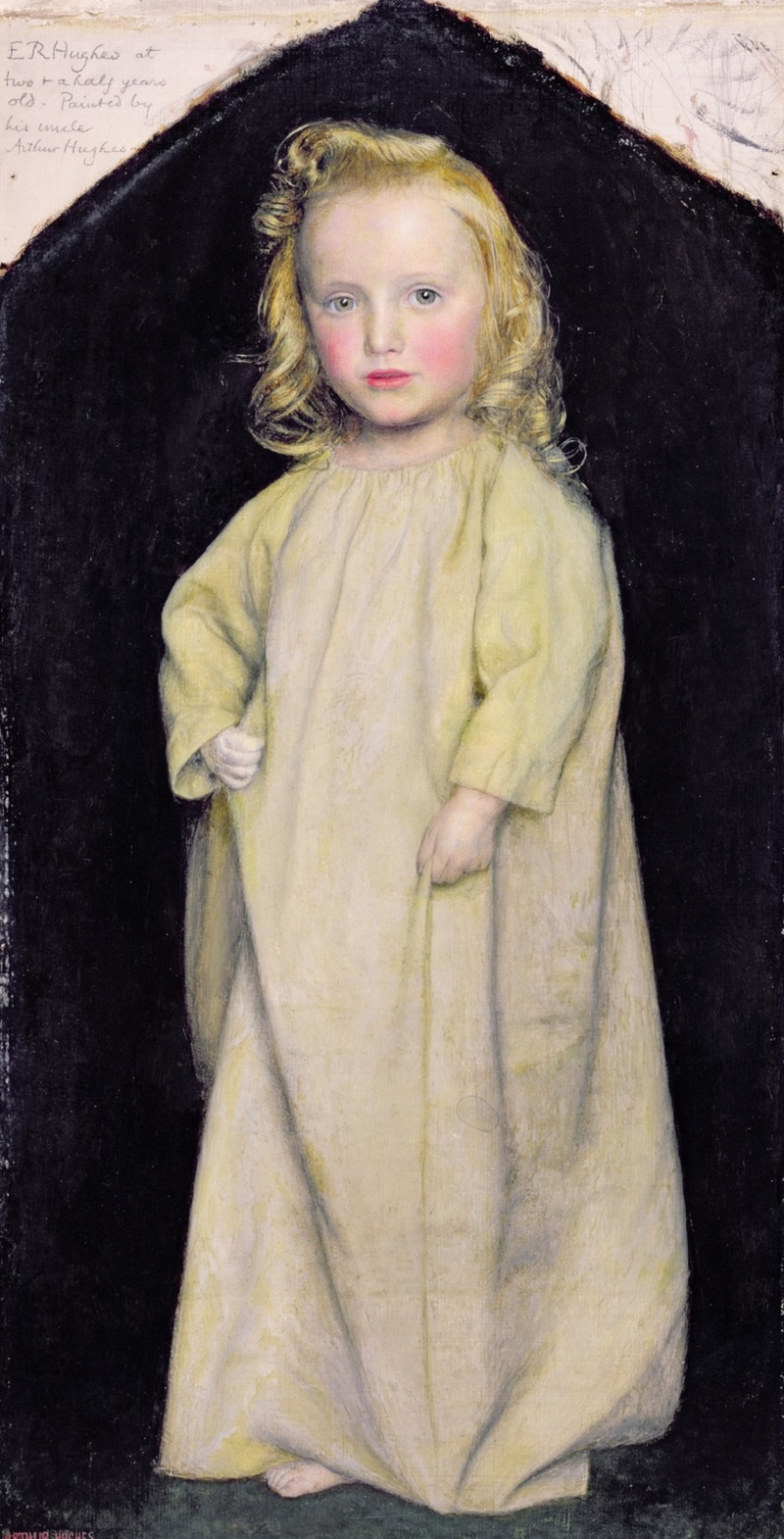 Портрет Эдварда Роберта Хьюза в возрасте двух с половиной лет