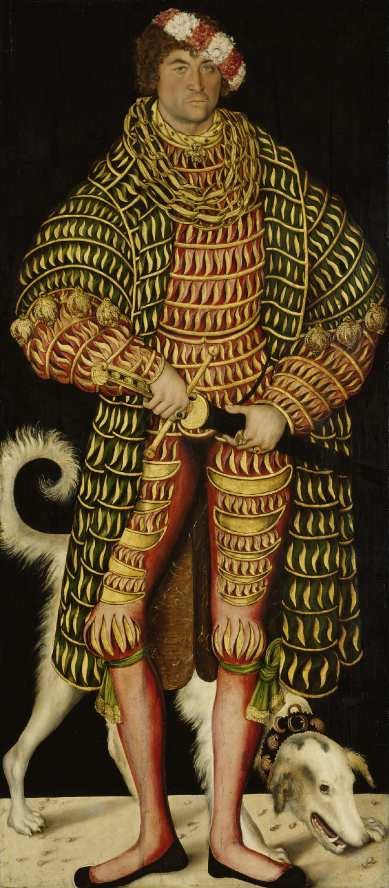 Лукас Кранах Старший. Портрет Генриха V Благочестивого, герцога Саксонского