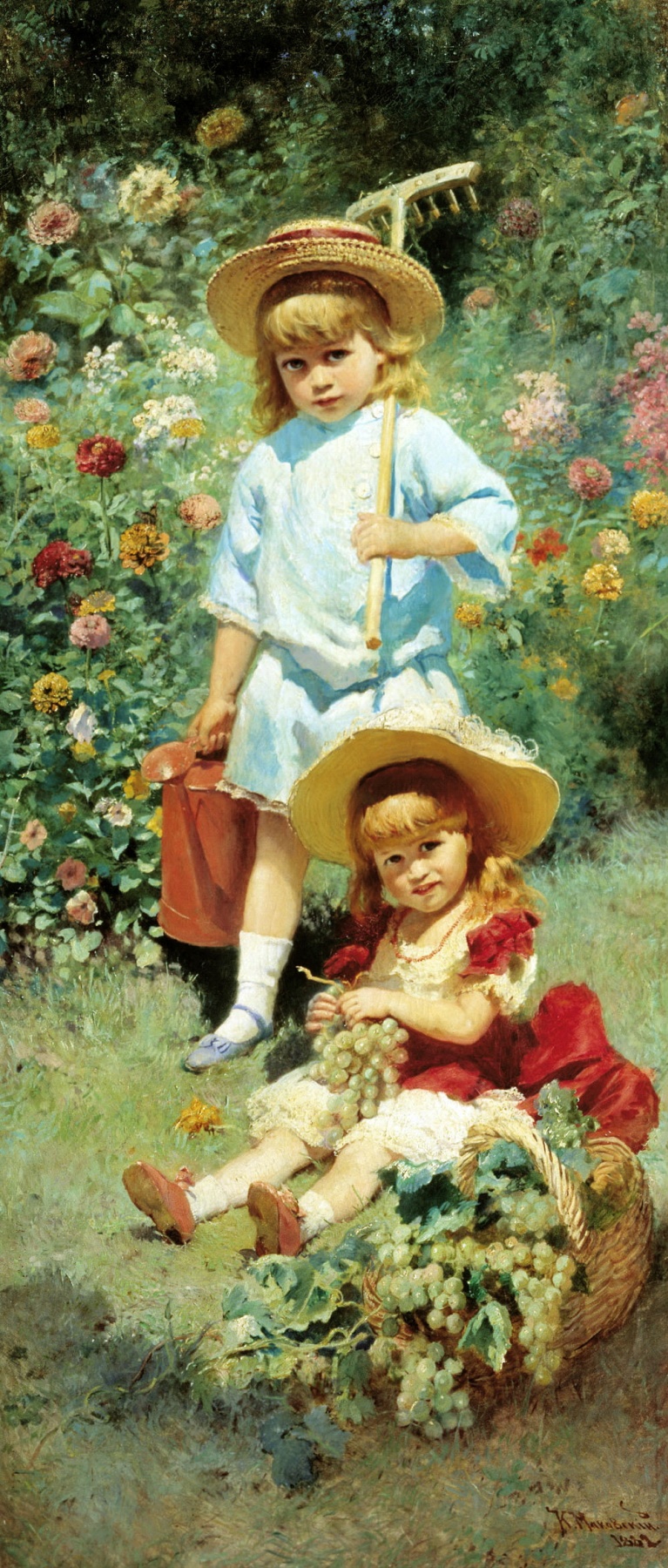 Константин Егорович Маковский. Портрет детей художника