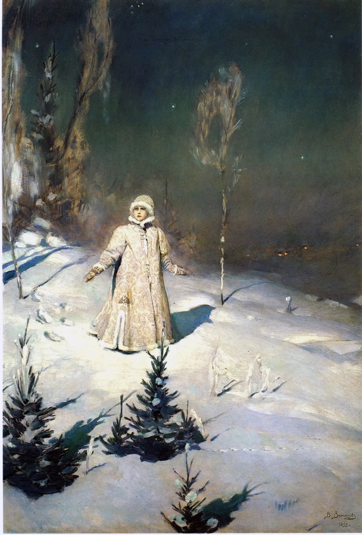 Enchanting World of the Russian Tale: Viktor Vasnetsov, The Snow Maiden, 1899, Tretyakov Gallery, Moscow, Russia.