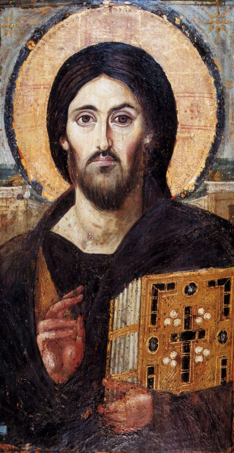 Иконопись. Христос Пантократор из Синайского монастыря