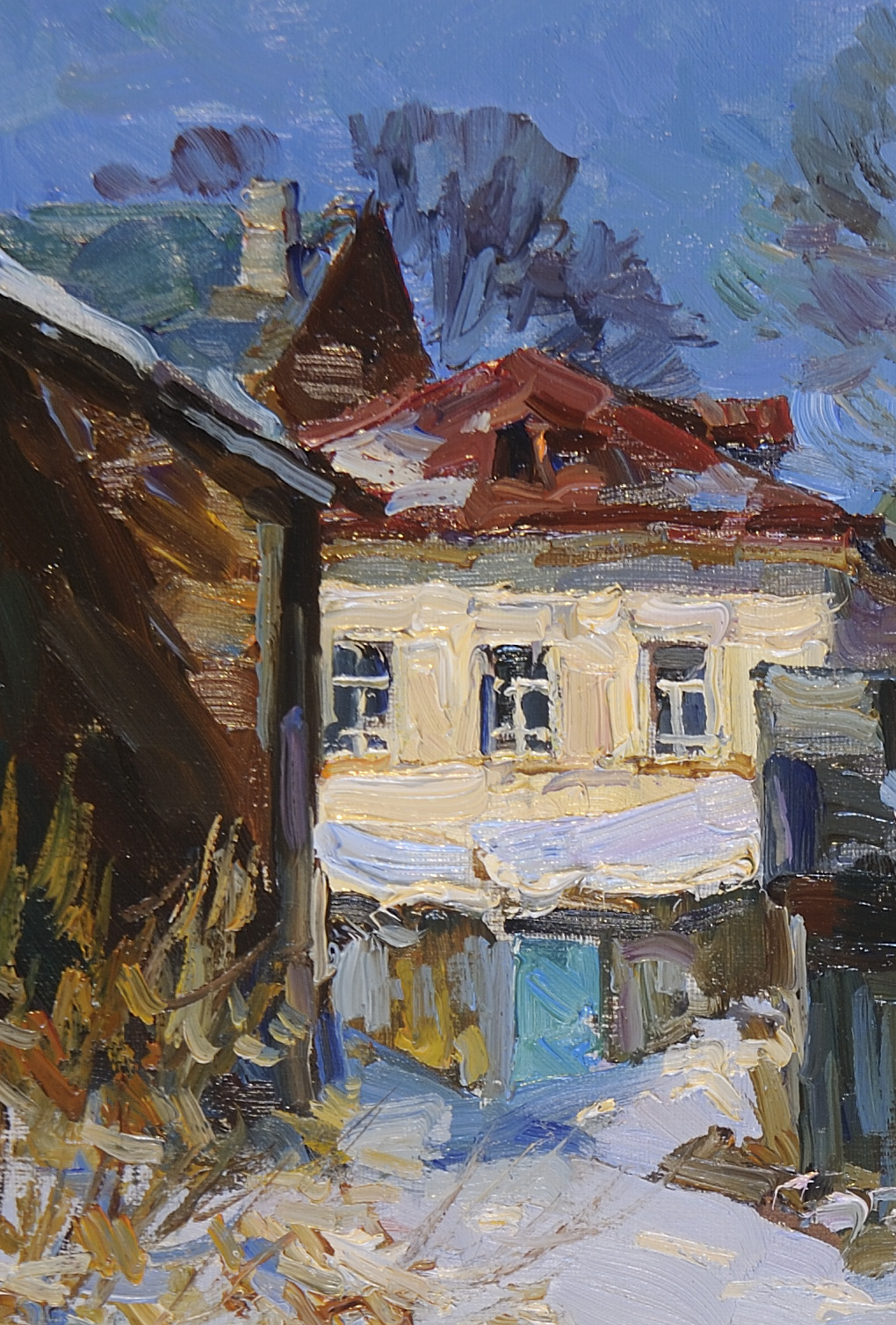 油画34.5x37,7厘米2012年