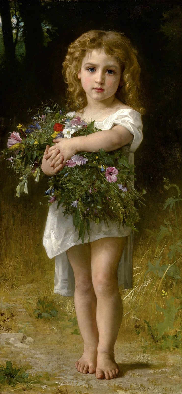 Вильям Адольф Бугро. Весенние цветы