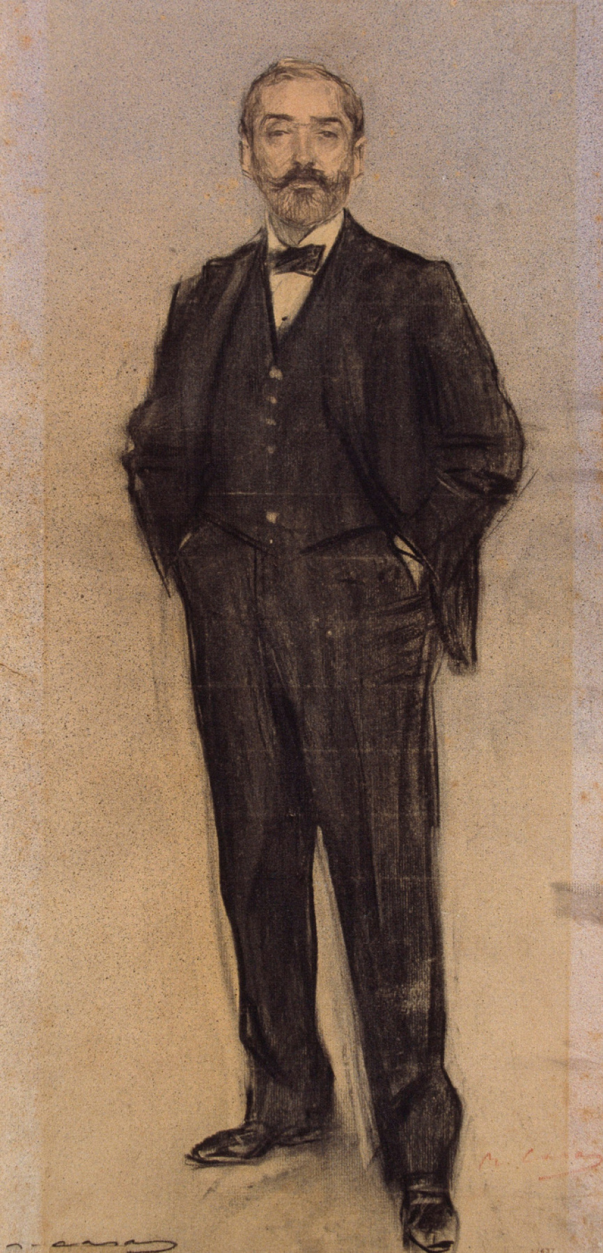 Рамон Касас Карбо. Портрет Эмиля Фернандеса, «Наполеона»