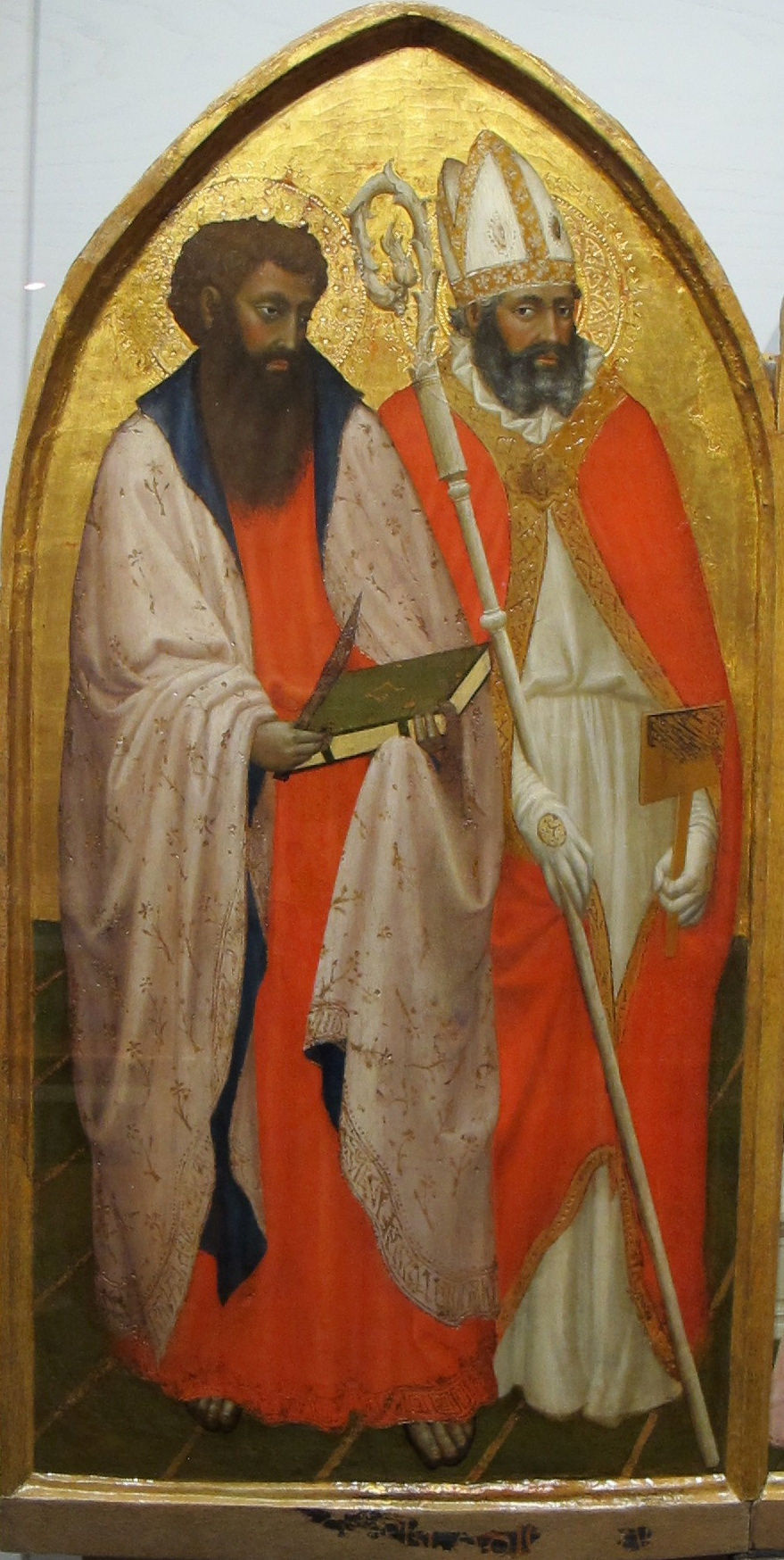 Святой Блез (Власий) и Святой Варфоломей. Триптих Сан-Джовенале