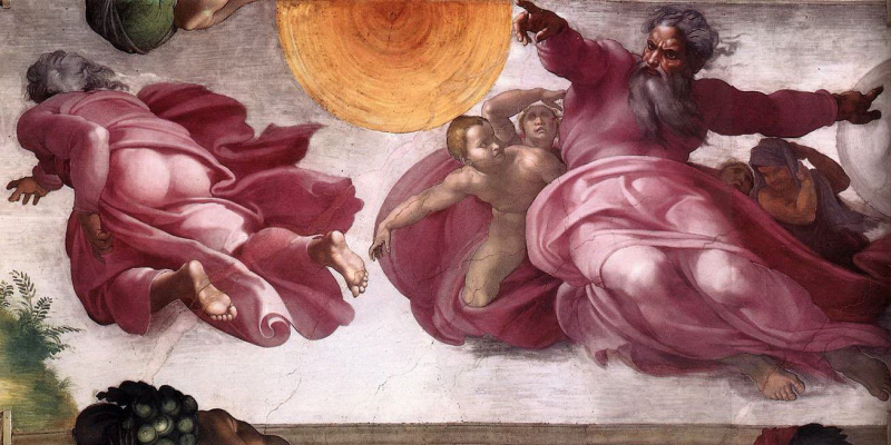 Микеланджело Буонарроти. Сотворение светил и планет