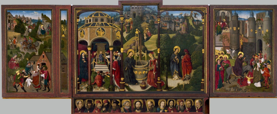 Неизвестный художник. Иерусалимский триптих.   1497-1500