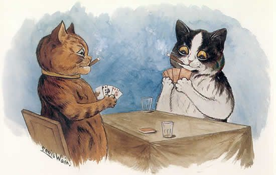 Луис Уэйн. Кошачий покер