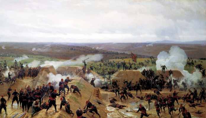 the surrender of the fortress nikopol july 4, 1877