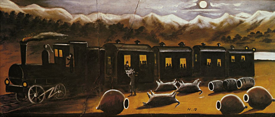 Нико Пиросмани (Пиросманашвили). Кахетинский поезд