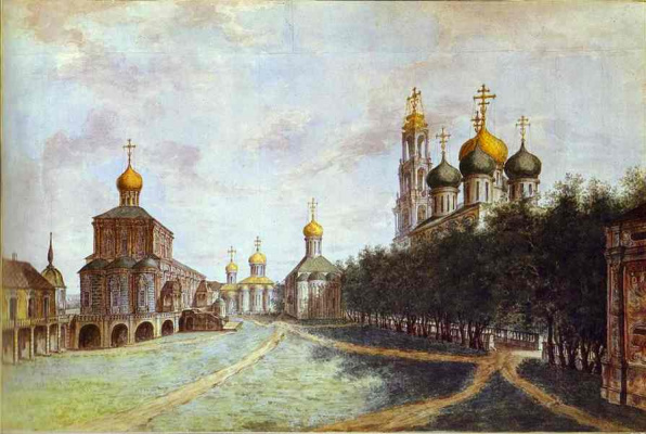 莫斯科红场油画图片