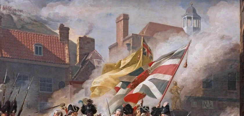 Джон Синглтон Копли. Смерть майора Пирсона 6 января 1781. Фрагмент X
