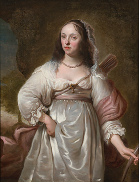 Портрет женщины с луком и стрелами (Диана)