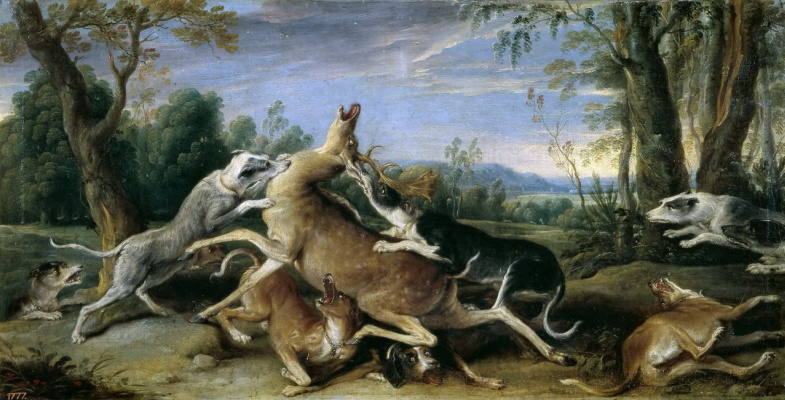 Франс Снейдерс. Охота на оленя