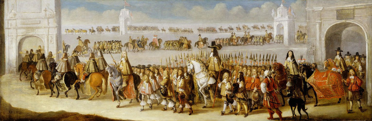 Дирк Ступ. Шествие Карла ІІ по Лондону 22 апреля 1661 года