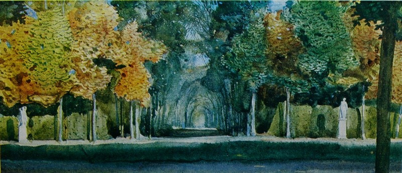 Константин Андреевич Сомов. Осень в Версальском парке