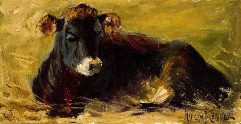 Матильда Браун. Лежащая корова