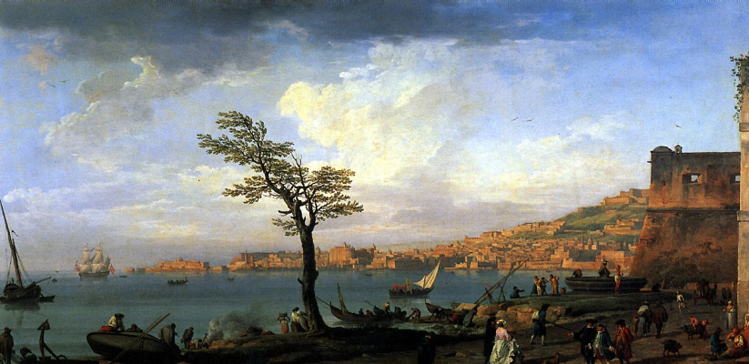 Клод Жозеф Верне. Вид Неаполитанского залива
