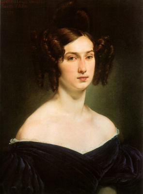 伯爵夫人luigi douglas scottie dada的肖像. 1830