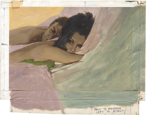 Harry Zelinski. Man and Woman in bed