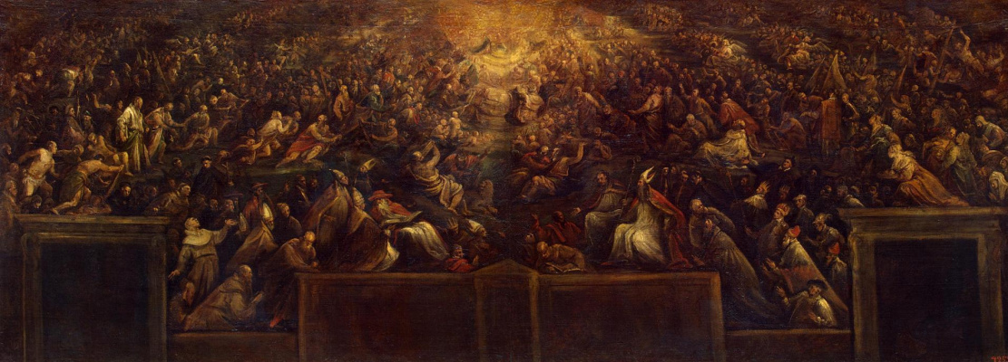 Франческо Бассано. Воскрешение праведных и коронование Марии (Рай)