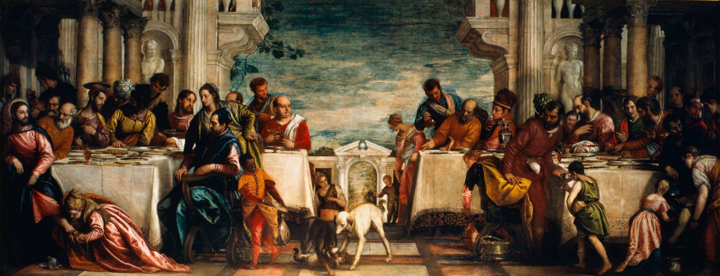 Паоло Веронезе. Христос на ужине в доме Симона фарисея