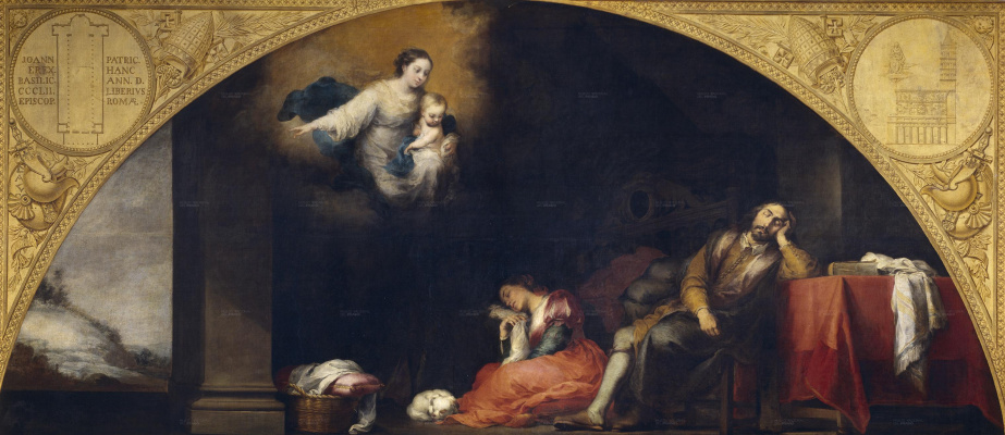 Бартоломе Эстебан Мурильо. Явление патрицию Хуану Девы Марии с Младенцем