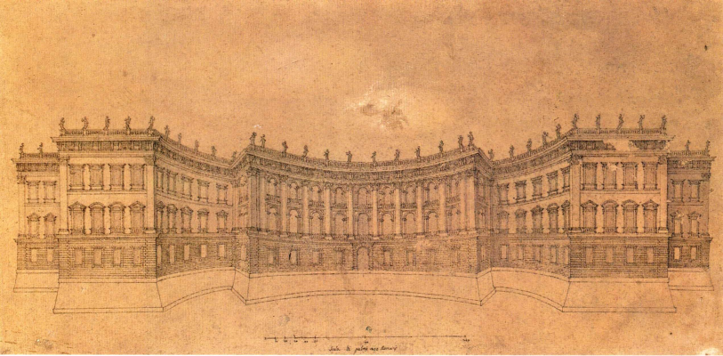 Джованни Лоренцо Бернини. Лувр, второй вариант фасада