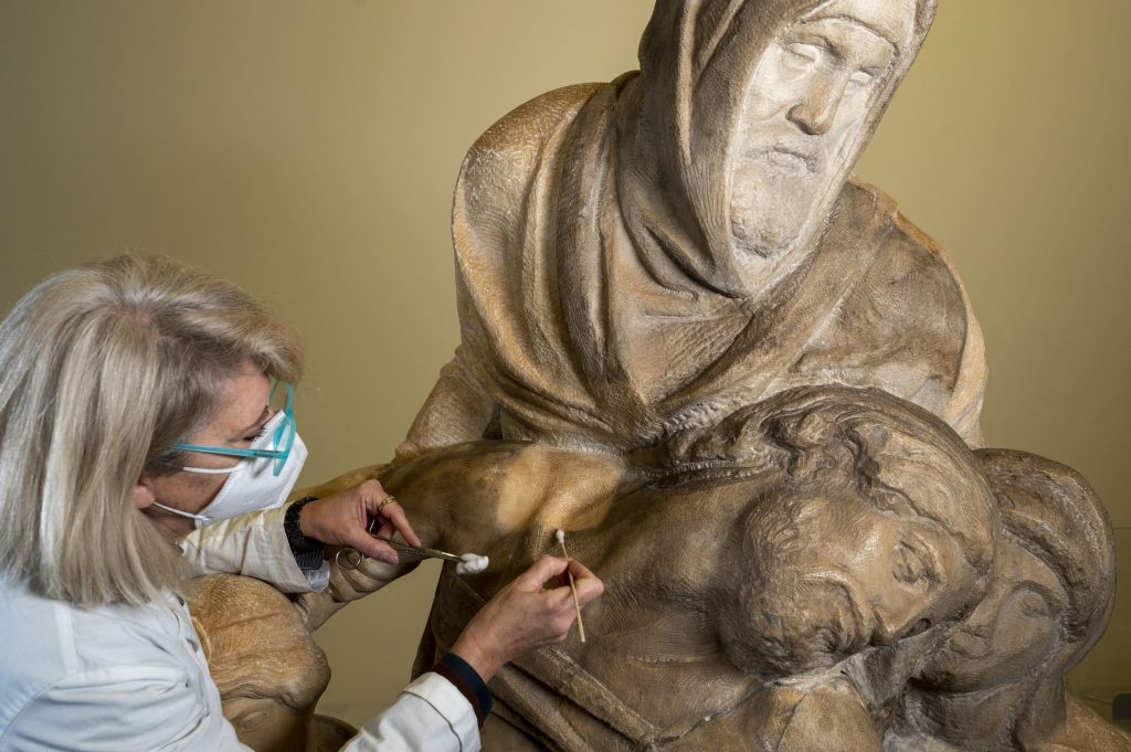 Завершена реставрация надгробия, которое Микеланджело делал для себя