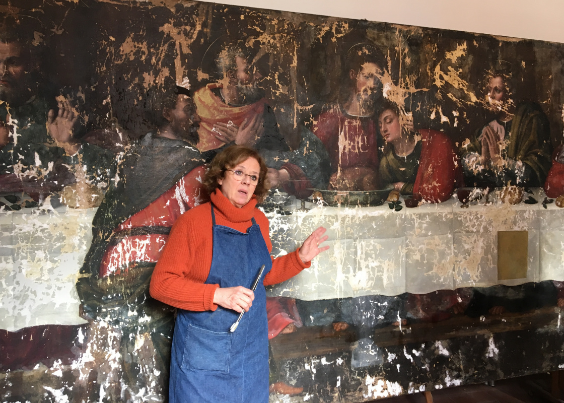 Как женщины восстанавливают картину первой художницы Флоренции