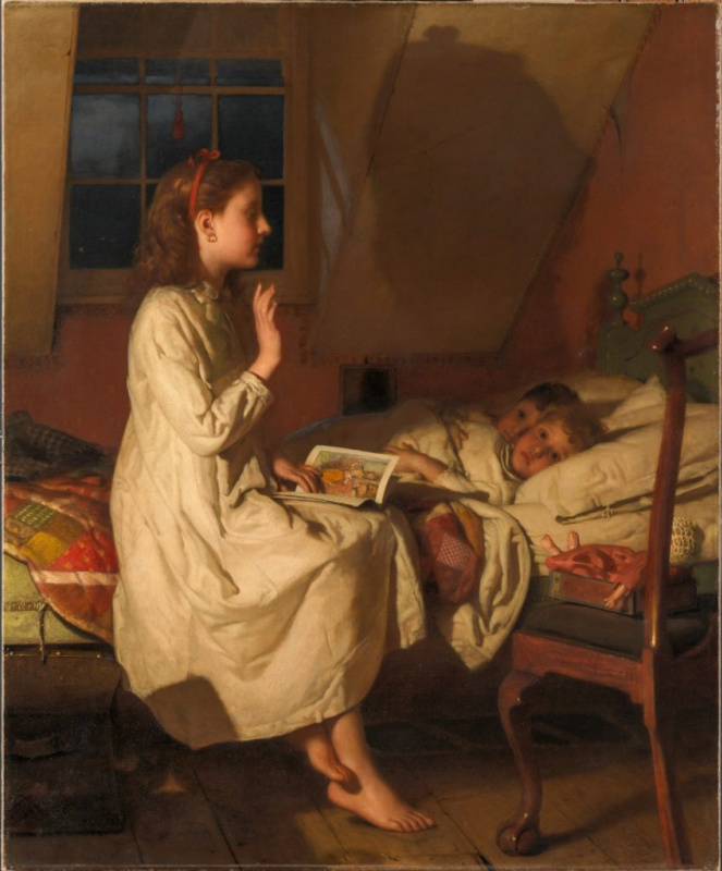 Сеймор Джозеф Гай, "Сказка о Золотом ключике" (ок. 1870). Метрополитен-музей, Нью-Йорк