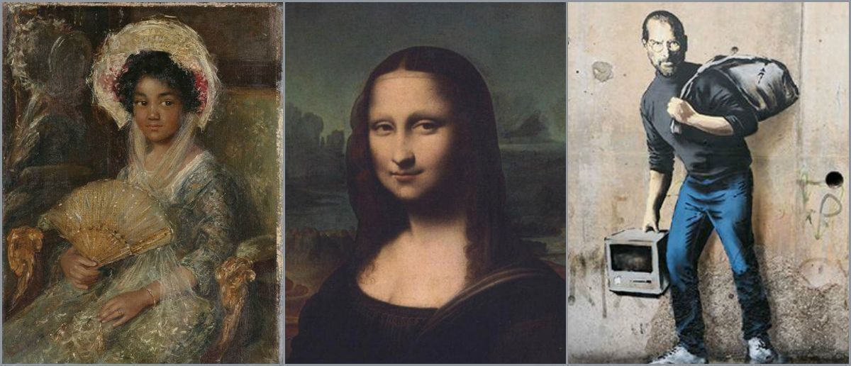 Сенсации недели: третья Мона Лиза, переименование картин в Амстердаме, и Стив Джобс  - "беженец" Бэнкси