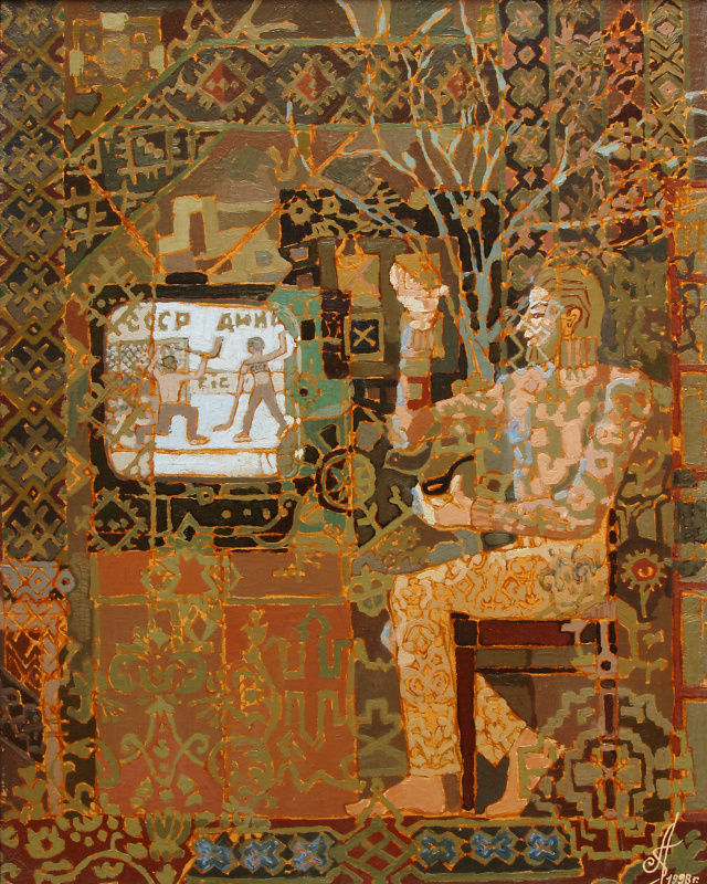 Картина Алексея Акиндинова - Триумф, 50х40 см, холст, масло, 1998 г.с.