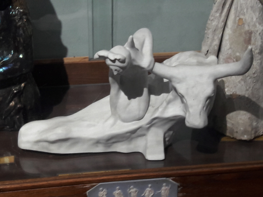 Скульптурная модель, выполненная Серовым (ОХМ).
Фото - О. Потехина, 2020 г.