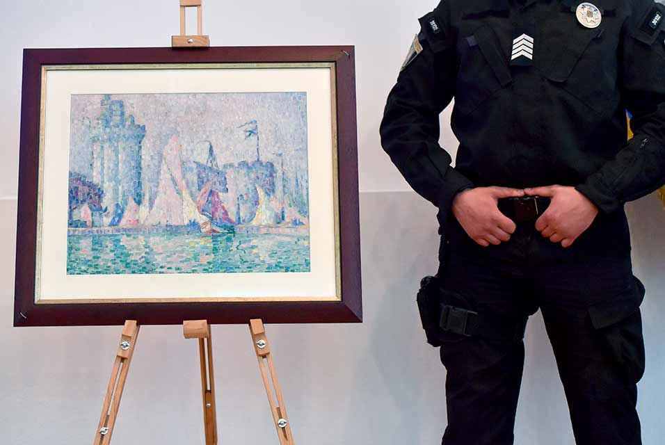 Украденную во Франции картину Синьяка за 1,5 миллиона евро нашли в Украине