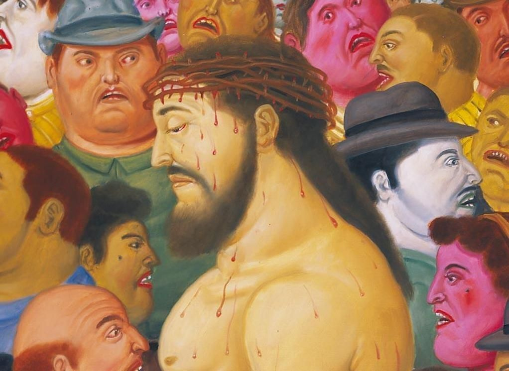 Невиданные "Страсти Христовы" на выставке Фернандо Ботеро в Риме