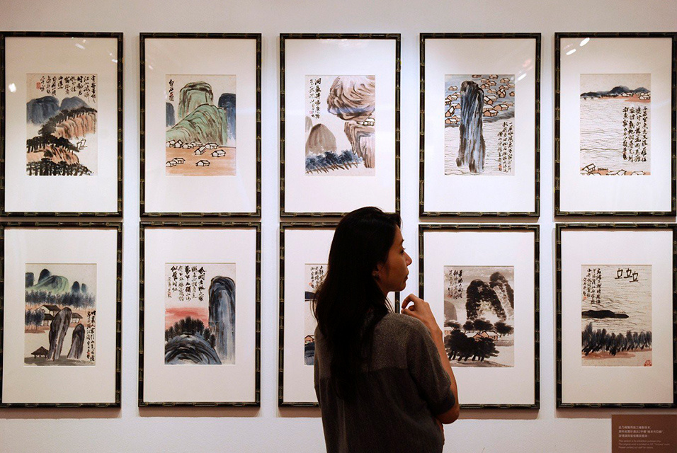 Серия пейзажей тушью побила все рекорды для работ китайских художников