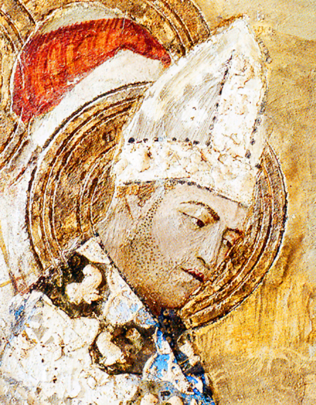 Папа Римский Клемент VI. Фреска Марио Джованетти в Ла-Шапель-Сен-Марсьяль