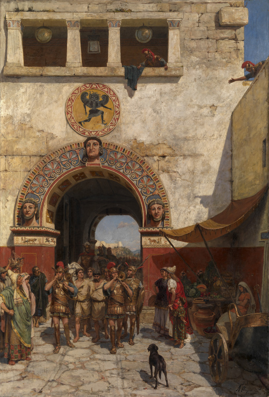 "Ворота в Вольтерру, Этрурия", ок. 1884. Частная коллекция