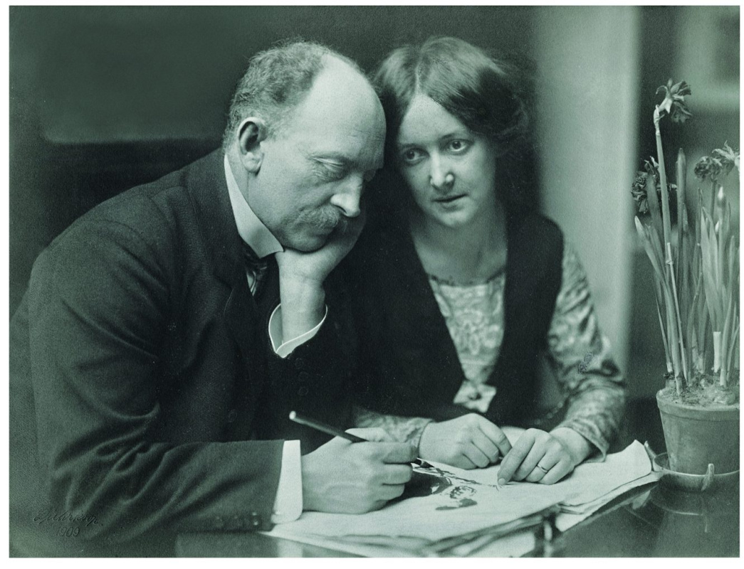 Эмиль Нольде с женой Адой Вильструп.