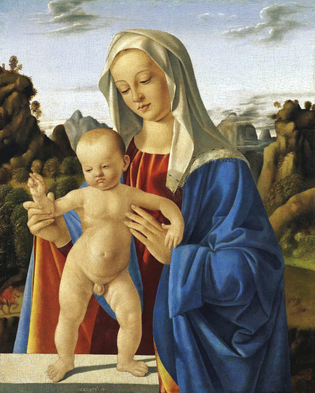 Марко Безаити, Мадонна с младенцем, 1500 г., Музей Лихтенштейна, Вена