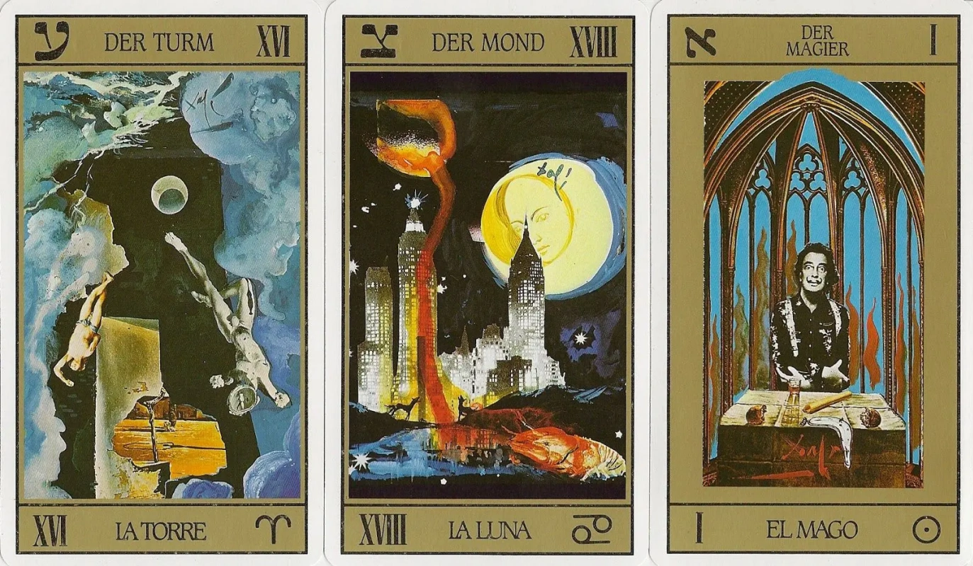 These Salvador Dali–Painted Tarot Cards Are as Spooky as You'd Imagine