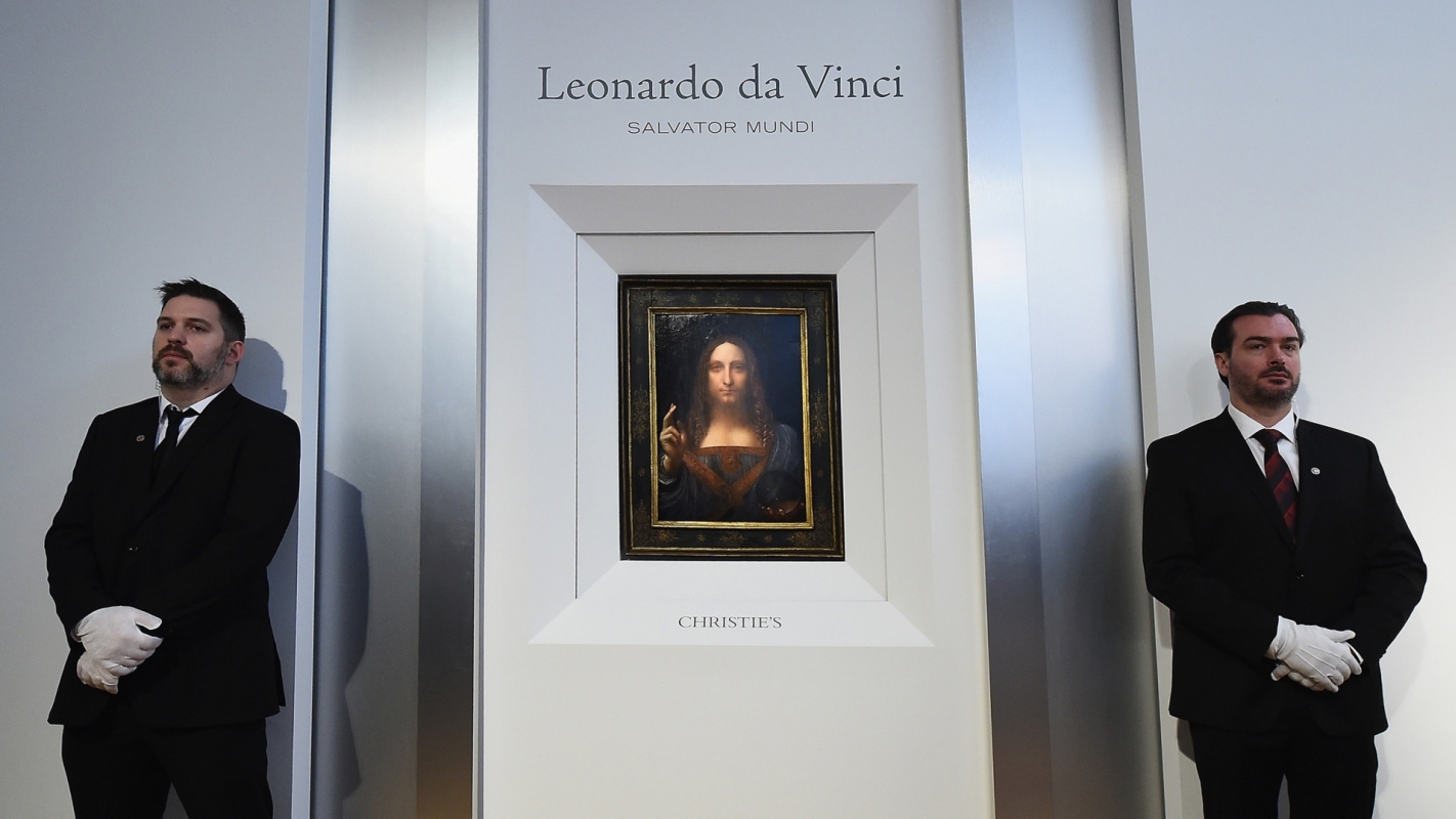 “Salvator Mundi” by Leonardo da Vinci was sold at Christie's for a world record $450 million