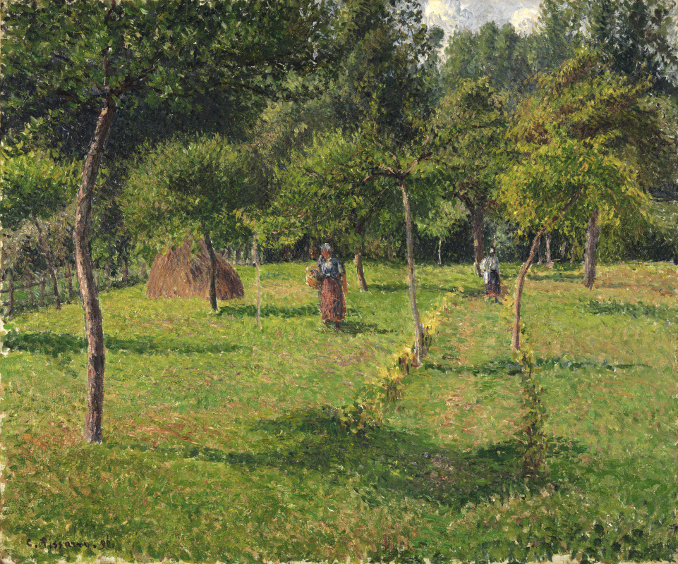 Камиль Писсарро, «Фруктовый сад в Эраньи» (1896)