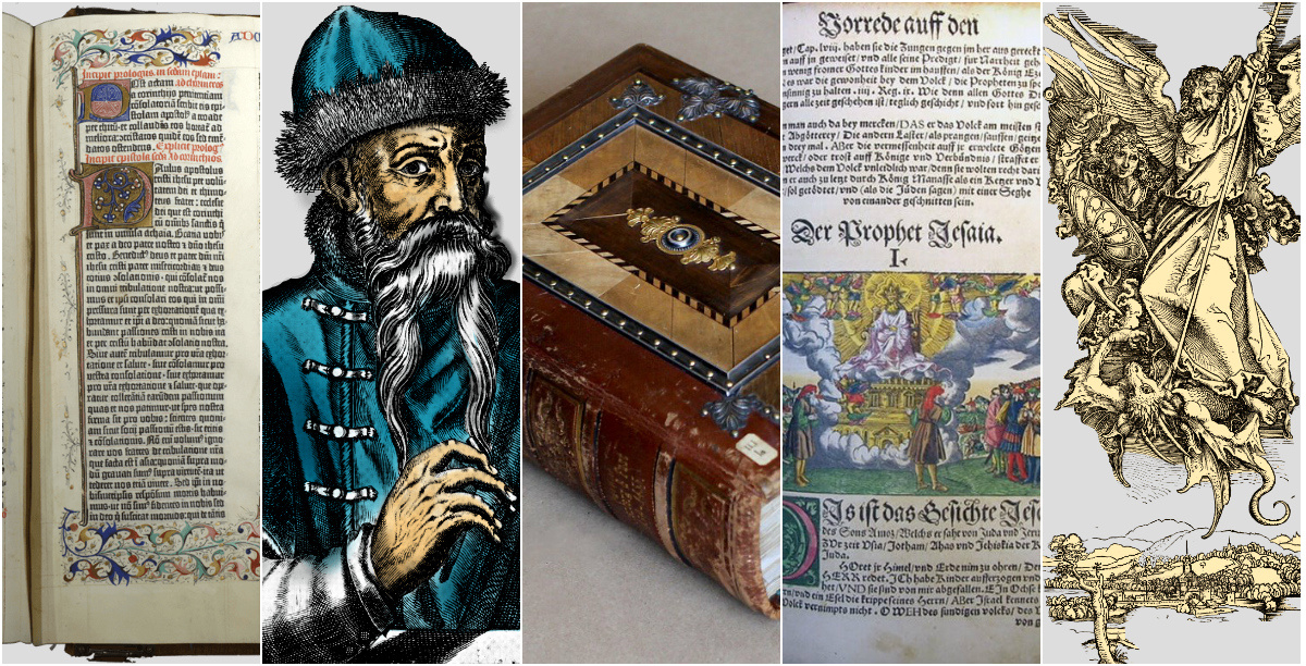 Оригинальную Библию Гутенберга показывают на специальной выставке