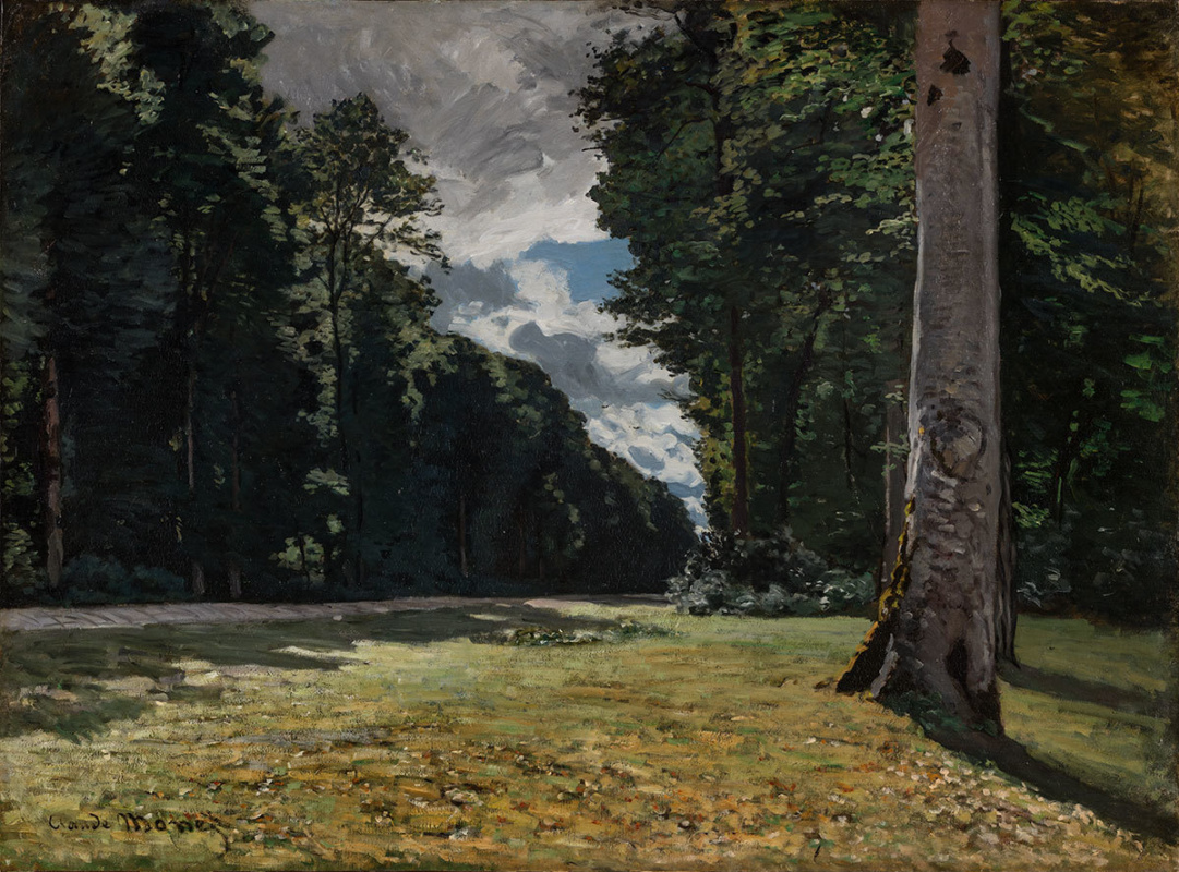 Клод Моне, "Дорога через лес Фонтенбло" (1865)