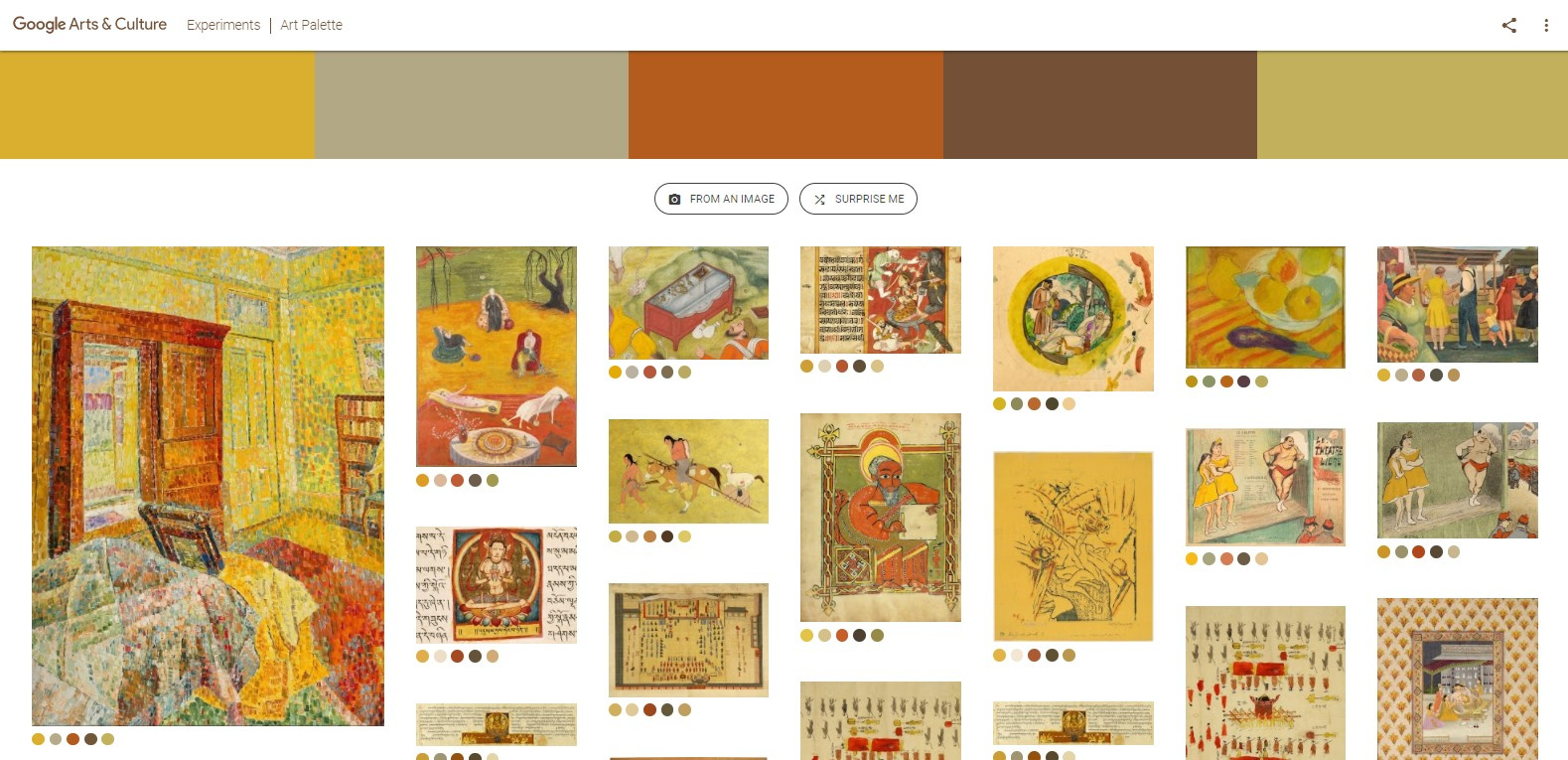 Какой ваш любимый цвет? Google выпустил новое вирусное приложение Art Palette