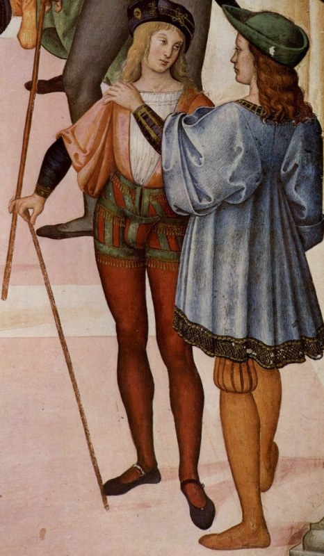 Фрагмент из цикла фресок о жизни и деяниях Энеа Сильвио Пикколомини, папы Пия II, в библиотеке Сиенс